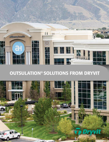 Outsulation Solutions From Dryvit