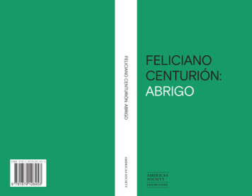Feliciano Centurión: Abrigo - As/Coa