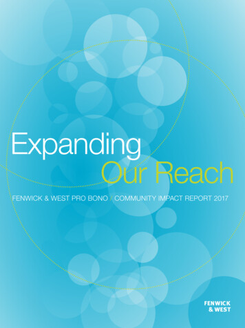 Expanding Our Reach - Fenwick & West LLP