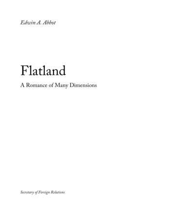 Flatland: A Romance Of Many Dimensions - The Local Yarn