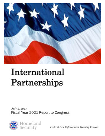 FLETC - International Partnerships - DHS
