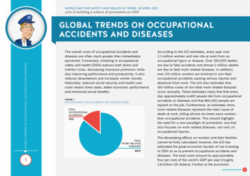 Jo OSH GLOBAL TRENDS ON OCCUPATIONAL ACCIDENTS AND DISEASES