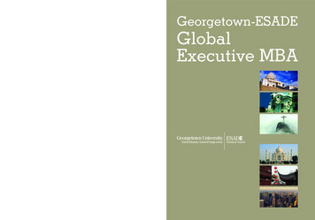 Georgetown-ESADE Global Executive MBA
