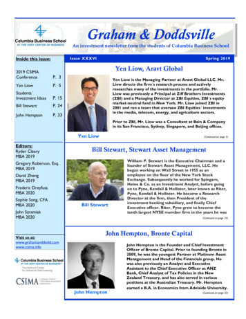 Graham & Doddsville Issue 36 - Stewart Asset Management