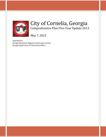 City Of Cornelia, Georgia
