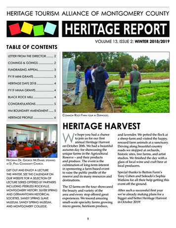 Heritage Report Winter 18 19