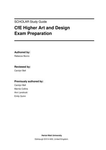 SCHOLAR Study Guide CfE Higher Art And Design Exam Preparation