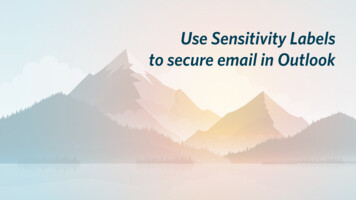 Use Sensitivity Labels To Secure Email In Outlook - VUMC