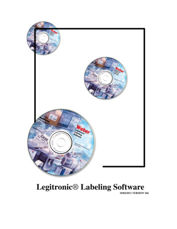 Legitronic Labeling Software - Weber Packaging