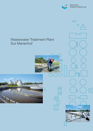 Wastewater Treatment Plant Gut Marienhof - Muenchen.de