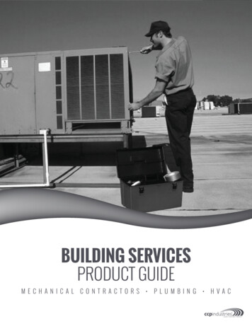 BUILDING SERVICES PRODUCT GUIDE - CCP Ind