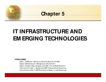 IT INFRASTRUCTURE AND EMERGING TECHNOLOGIES - Digital Learning