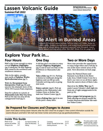 Be Alert In Burned Areas - National Park Service