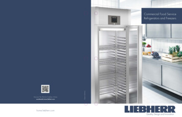 Commercial Food Service Refrigerators And Freezers - Liebherr