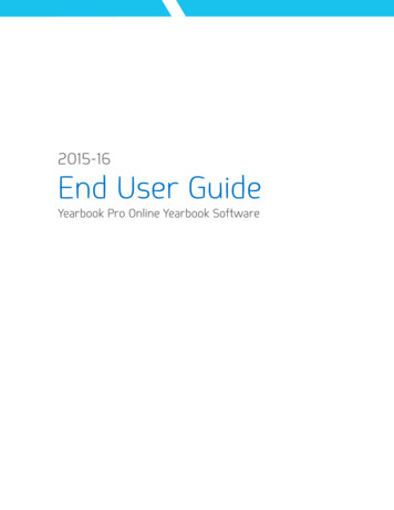 Pixami Yearbook Pro End User Guide 2015-16