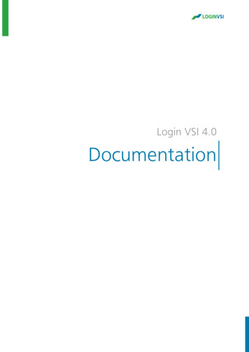 Login VSI 4.0 Documentation