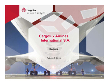 Cargolux Airlines International S.A. - Cautionnement