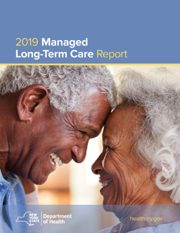 2019 Managed Long-Term Care Report - New York State Department Of Health