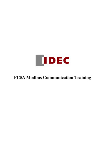 FC5A Modbus Communication Training - IDEC