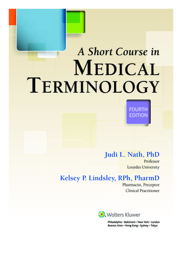 A Short Course In Medical TerMinology - LWW