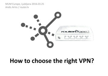 How To Choose The Right VPN For You - MikroTik