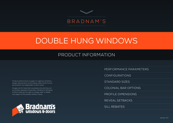 DOUBLE HUNG WINDOWS - Bradnams