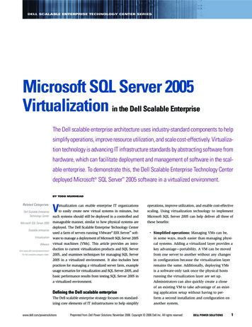 Microsoft SQL Server 2005 Virtualization - Opssys 