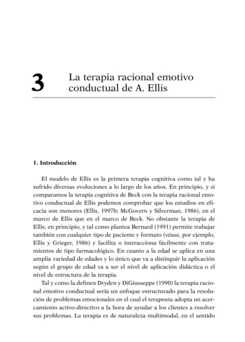 3 Conductual De A. Ellis La Terapia Racional Emotivo
