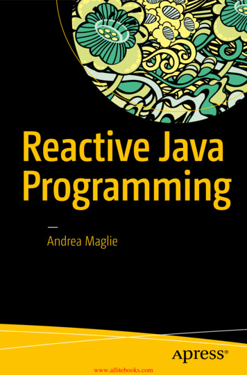 Reactive Java Programming - Programmer Books
