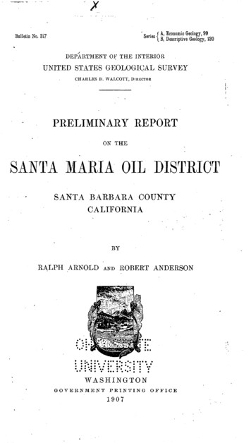 Santa Maria Oil District - Usgs