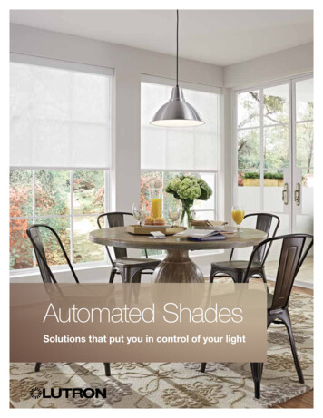 Automated Shades Residential Consumer Brochure - Hill Resi