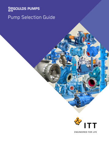 Pump Selection Guide - R.F. MacDonald Co.