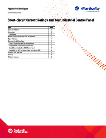 Short-circuit Current Ratings And Your Industrial Control Panel