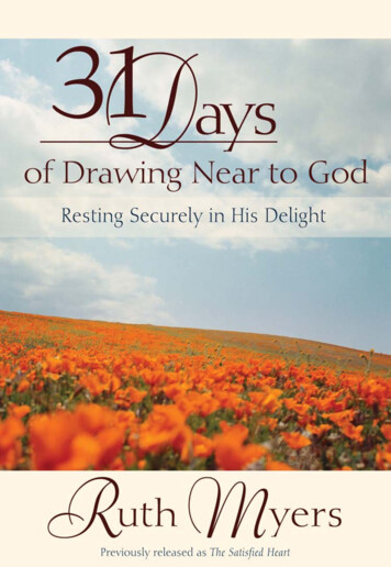 31 Days Of Drawing Near To God Int2p.qxd:SatisfiedHeart Int01