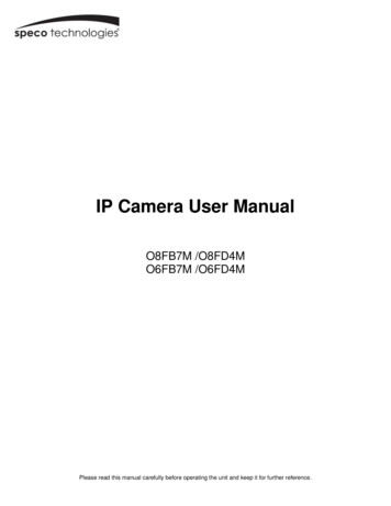 IP Camera User Manual - Discount Home Automation