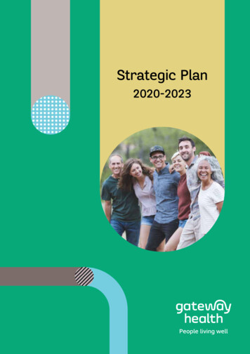 Strategic Plan - Gateway Health