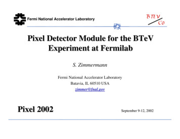 Pixel Detector Module For The BTeV Experiment At Fermilab