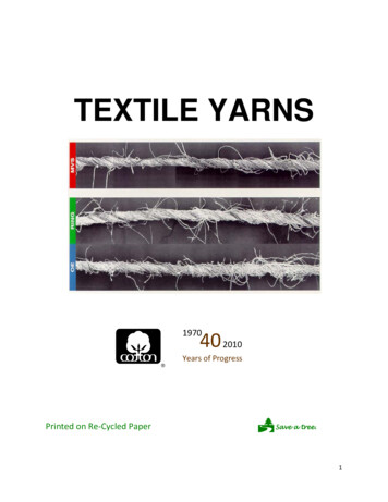 Textile Yarns - CottonWorks 