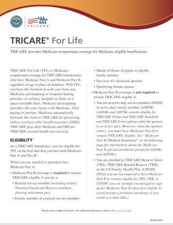 TRICARE For Life Fact Sheet - Nevada Department Of Veterans Services