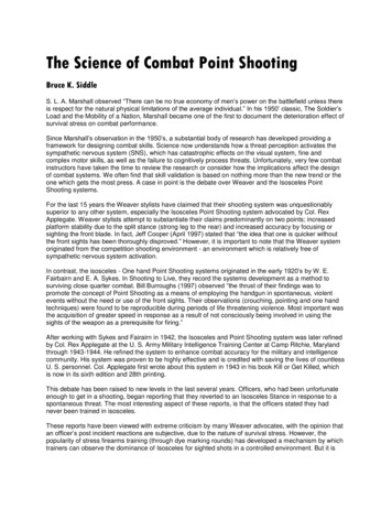 The Science Of Combat Point Shooting - Israeli Combat Shooting And .