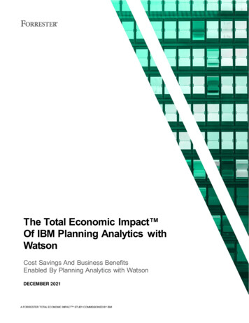 The Total Economic Impact Of IBM Planning Analytics With Watson