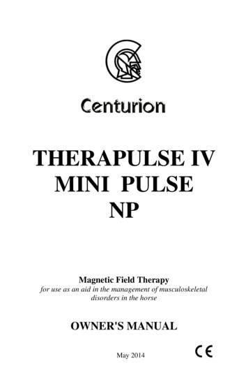 THERAPULSE IV MINI PULSE NP - Centurion Systems