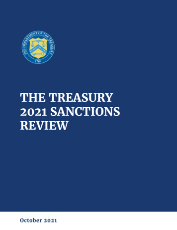The Treasury 2021 Sanctions Review