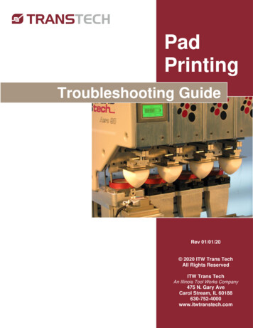 Technical Services Pad Printing