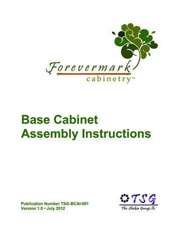 Base Cabinet Assembly Instructions - The RTA Store