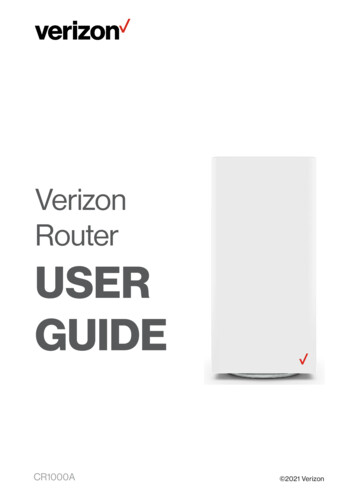 Verizon Router User Guide