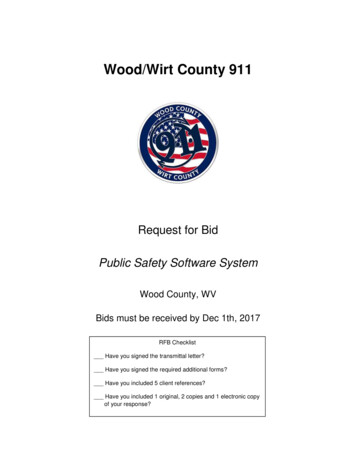 Wood/Wirt County 911