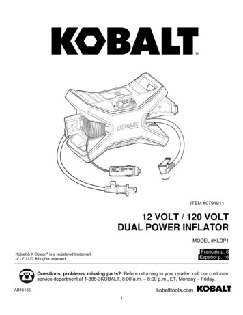 12 Volt / 120 Volt Dual Power Inflator
