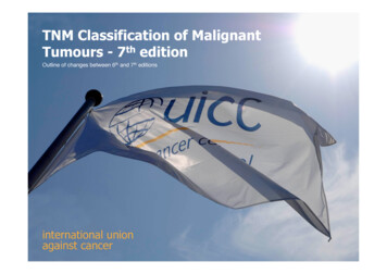 TNM Classification Of Malignant Tumours - 7th Edition