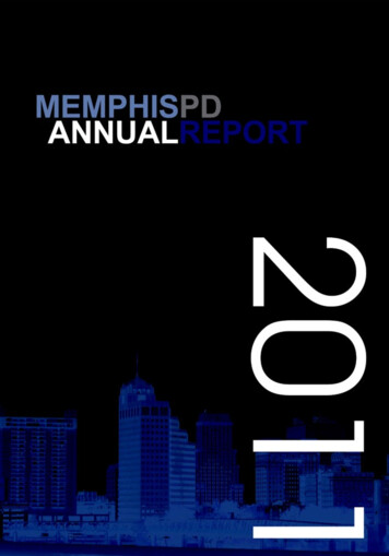 Table Of Contents - Reimagine Policing In Memphis
